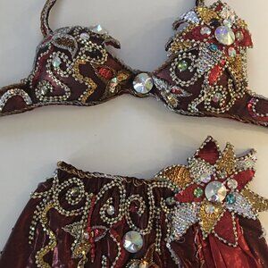 New Professional Belly Dance Costume
